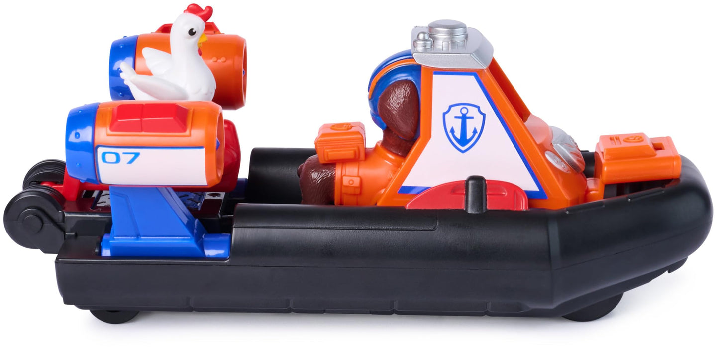 Paw Patrol: Search & Rescue Zuma Hovercraft Water Vehicle with 2 Characters Backload Toy Boat Toys for Kids Girls 3+ Years