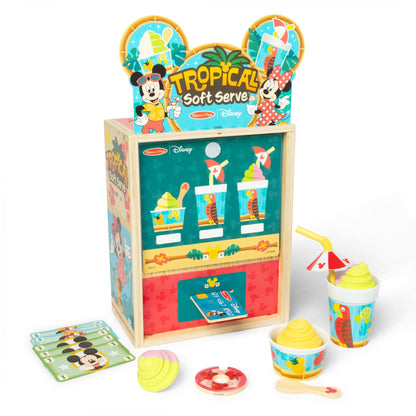 Melissa & Doug Disney Tropical Soft Serve Play Food Kitchen Toy