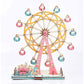 Wooden Ferris Wheel 3D Wooden Puzzle Wooden Building Kit for Birthday Present