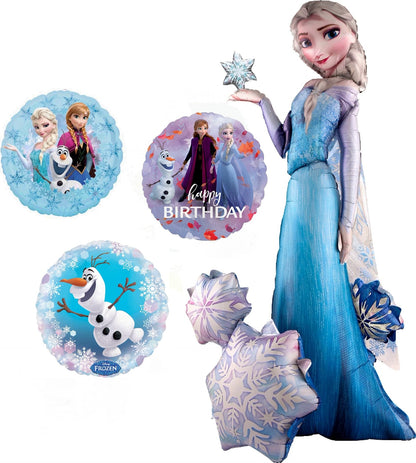 Anagram Frozen Elsa The Snow Queen Airwalkers Birthday Party Supplies Balloon Decorations, BQ_4231