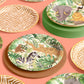 xo, Fetti Animal Print Safari Paper Plates, 4 Designs | 24 pcs 9" | Kids Decorations, Jungle Party Setting, Wild Birthday Decor, Rainforest
