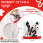 Jissoo Pizza 1/2 Birthday Crown - Holy Cannoli Half Birthday Decorations,Pizzeria Party Hat Photo Props,Pizza Cake Smash 6 Months Party Crown,Sweet