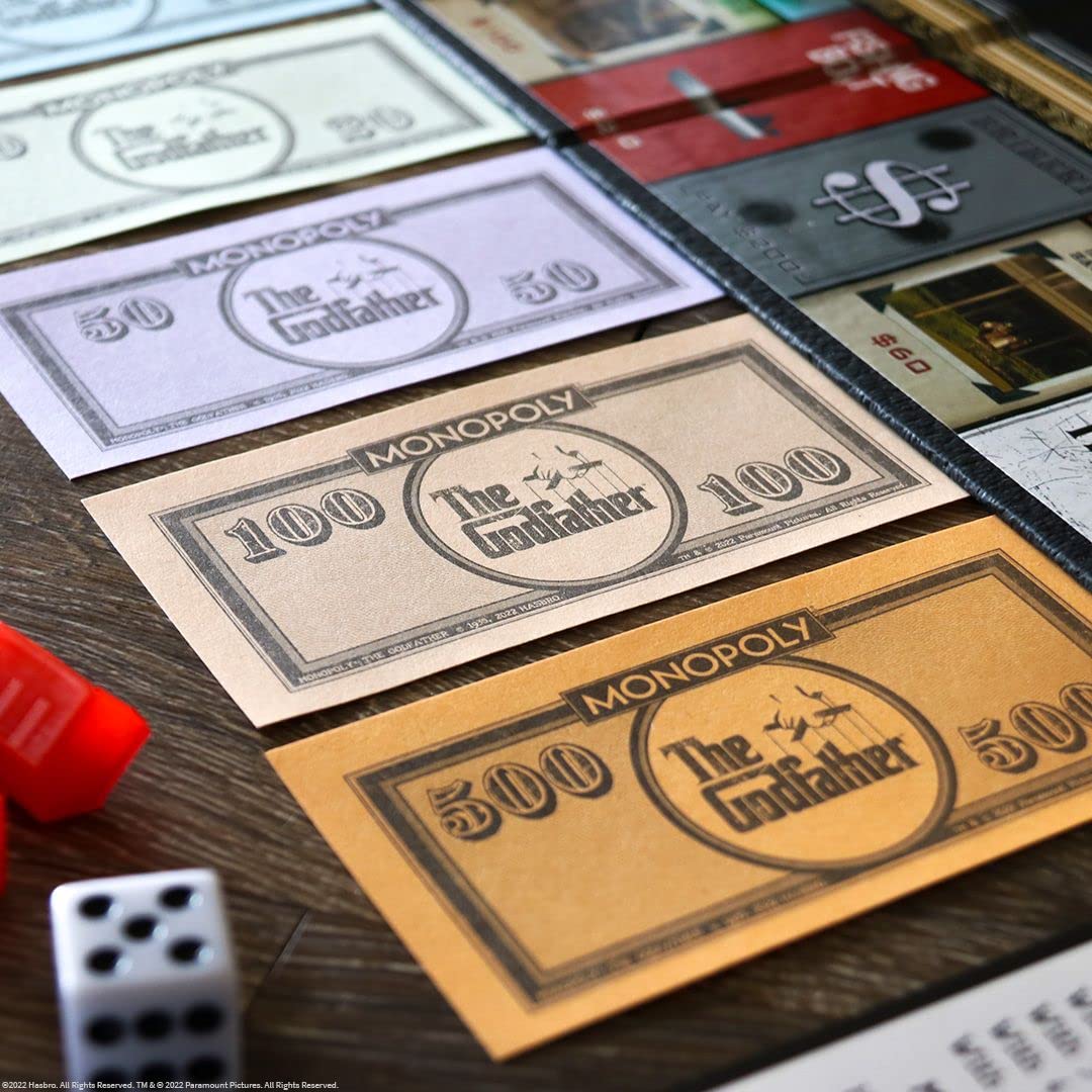 USAOPOLY Monopoly: The Godfather 50th Anniversary Board Game