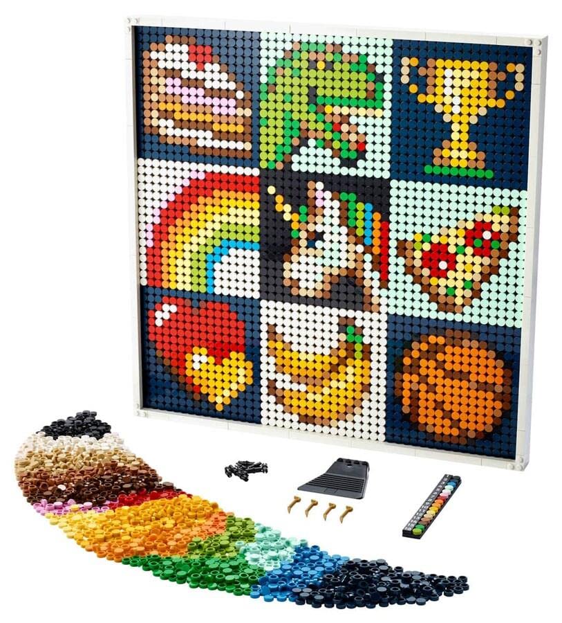 LEGO Art: Art Project - Create Together 21226 Building Kit; A Great Creative Opportunity to Make Fun Wall Art (4,138 Pieces)
