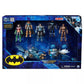 DC Batman 2021 Gotham City Guardians Pack: Metal-Tech Batman, Robin, Nightwing, Batgirl, Talon, Batcycle, Bat-ATV