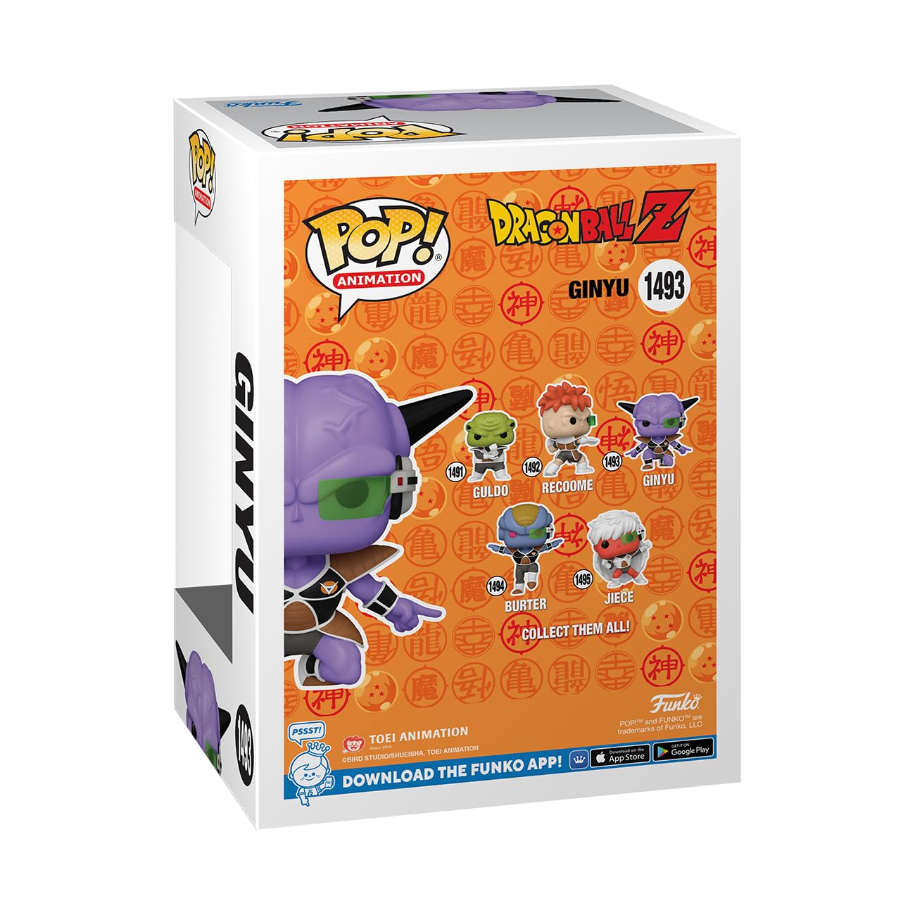 Funko POP! Animation: Dragon Ball Z - Captain Ginyu - Collectable Vinyl Figure - Gift Idea - Official Merchandise - for Kids & Adults - Anime Fans