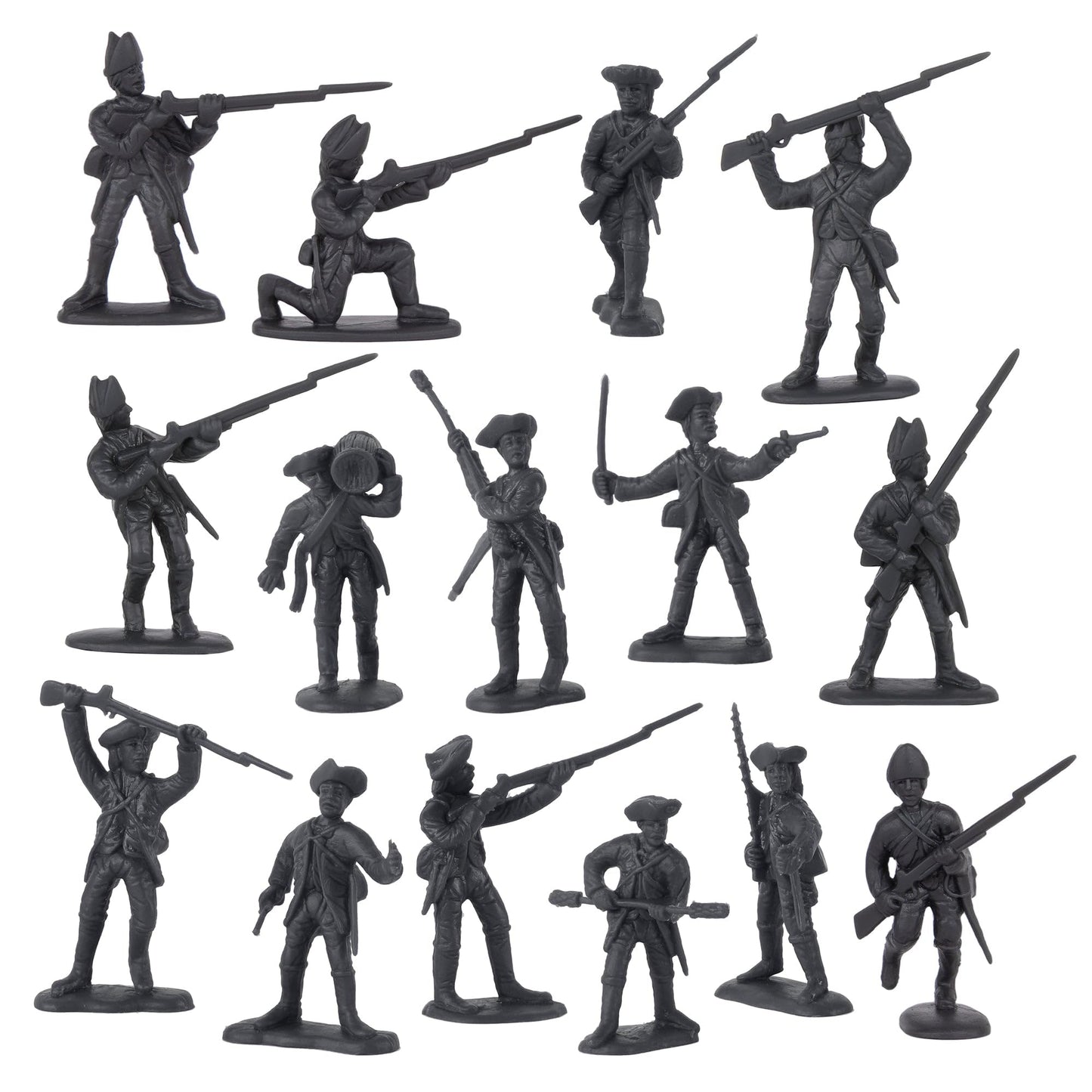 BMC Revolutionary War Battle of Yorktown - 208pc Plastic Army Soldier Playset