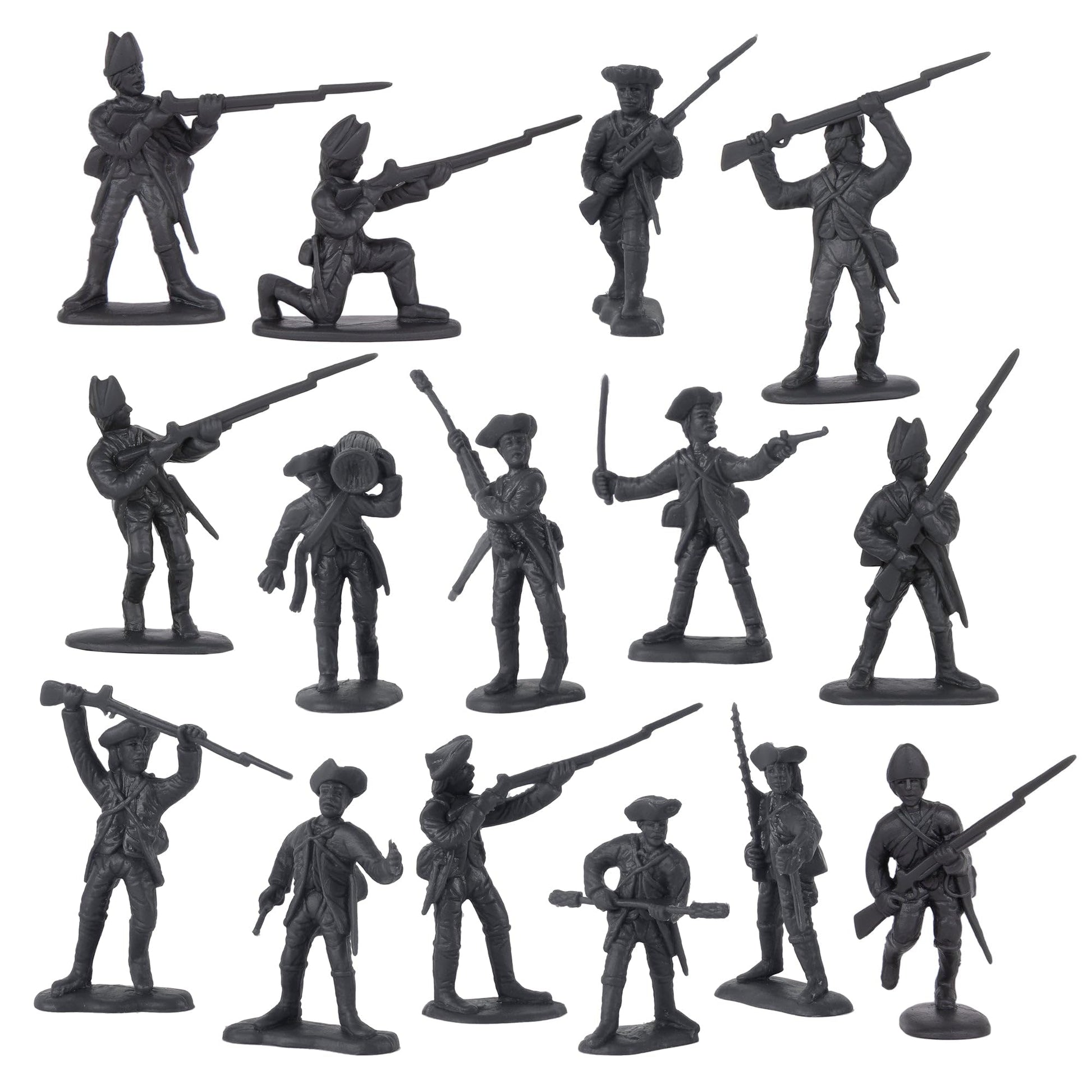BMC Revolutionary War Battle of Yorktown - 208pc Plastic Army Soldier Playset