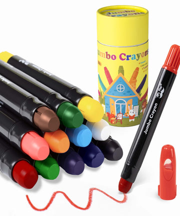 Mr. Pen- Jumbo Twistable Crayons, 12 Pack, Multicolor