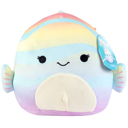 Squishmallows 8" Canda The Rainbow Fish - Officially Licensed Kellytoy Plush - Collectible Soft & Squishy Stuffed Animal Toy - Add to Your Squad -