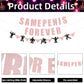 Funny Glitter Bachelorette Banner Decorations, Adult Bridal Shower Garland Photo Prop for Girls Night, Hen Party, or Naughty Wedding Celebration