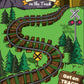 Jayd Products, Pin the Choo Choo on the Track, Train Theme Party Game 40 Stickers, 37 * 24in, X-Large Poster Train Birthday Party Activity