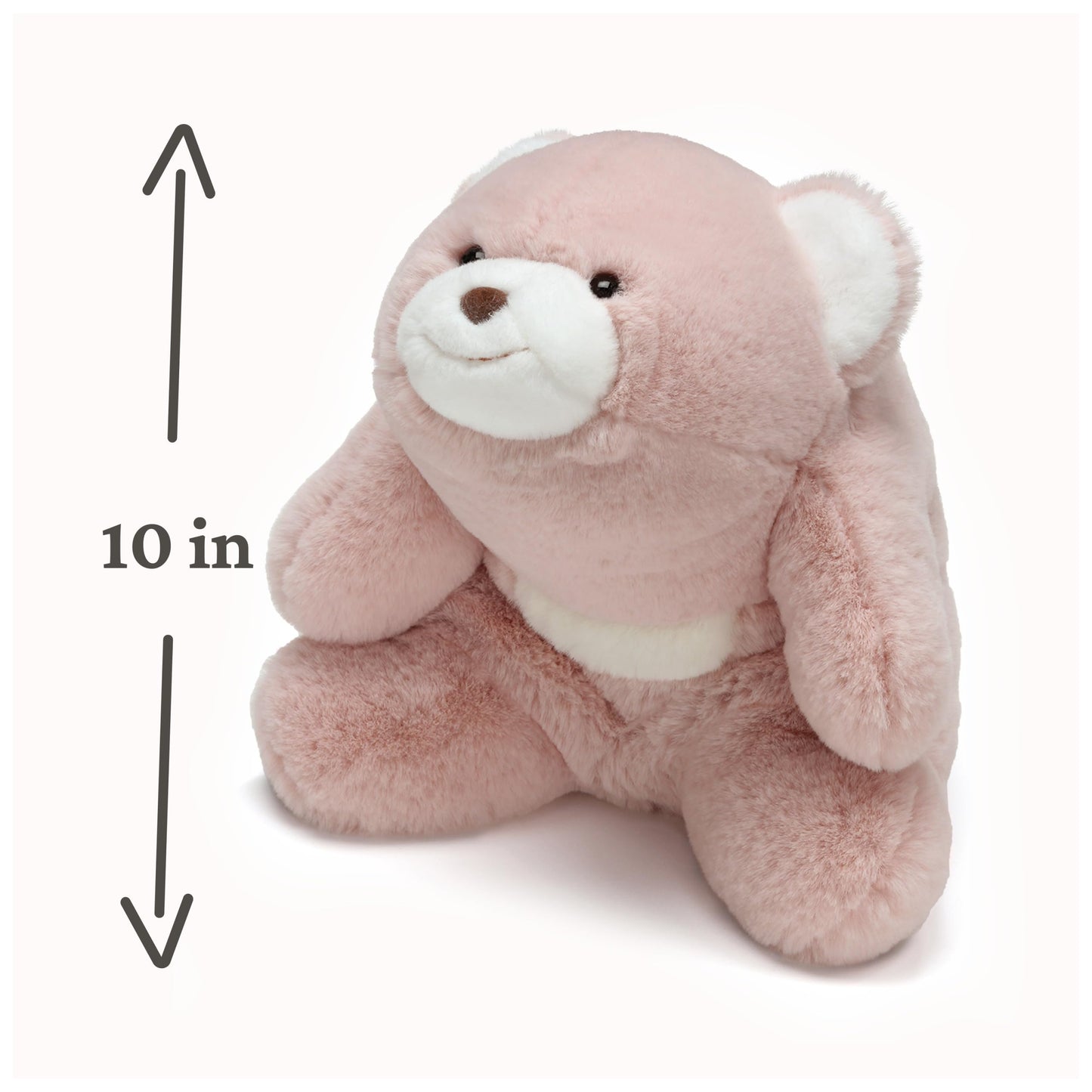 GUND Snuffles 10-Inch Classic Pink Teddy Bear Plush Toy for Ages 0+