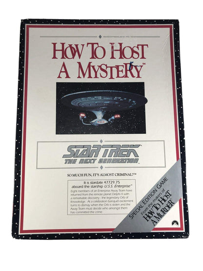 Star Trek the Next Generation How to Host a Mystery