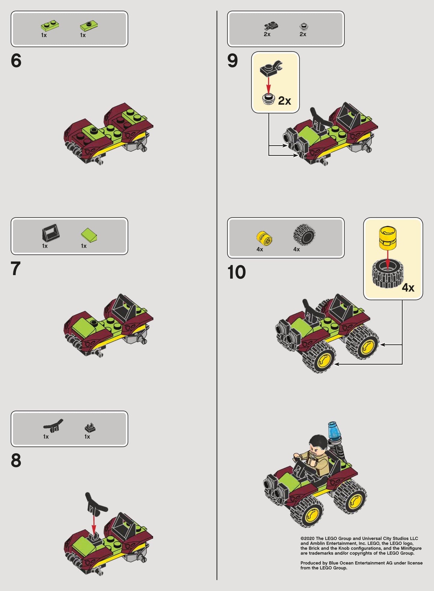 LEGO Jurassic Park: Baby Dino Transport with Vic Hoskins Patrol - Building Set - 1 Piece - Ages 6+
