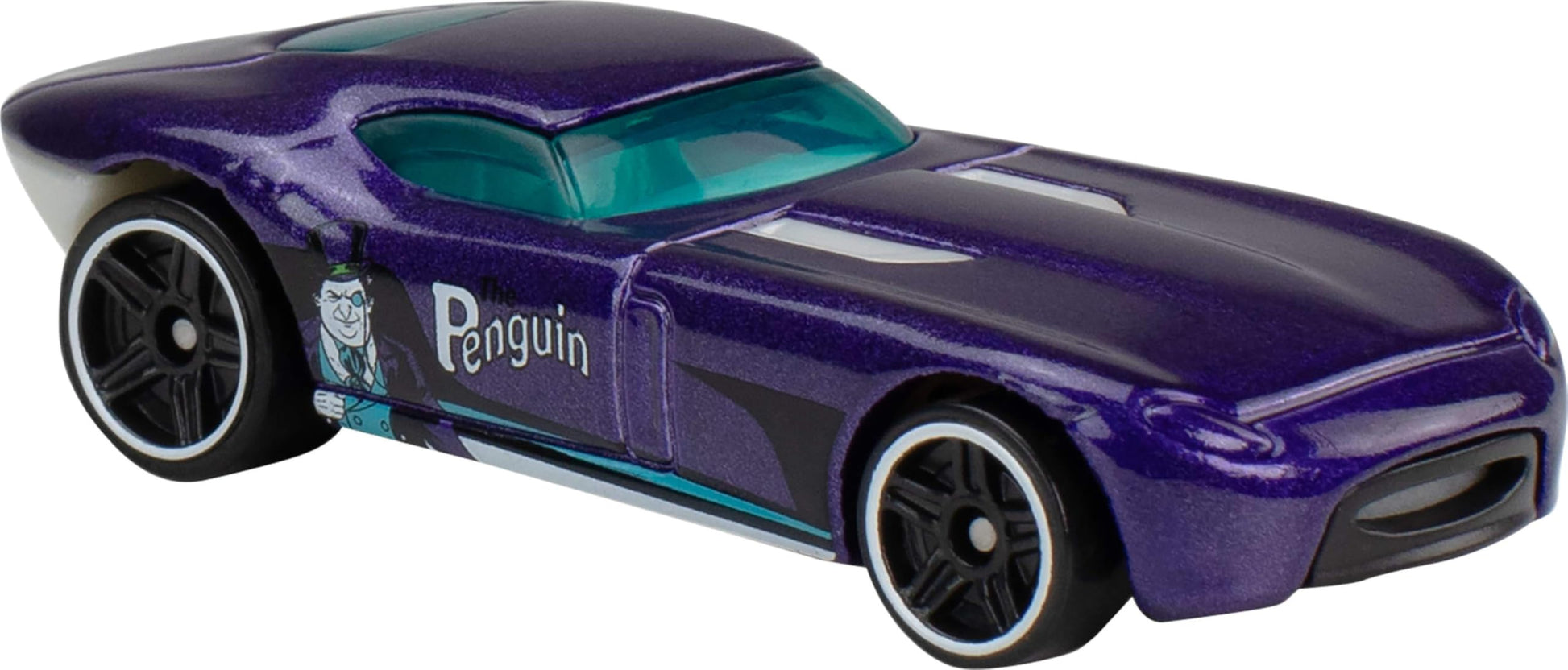 Hot Wheels Batman Toy Car 5-Pack, Set of 5 1:64 Scale Die-Cast Batman-Themed Vehicles Including the Batmobile
