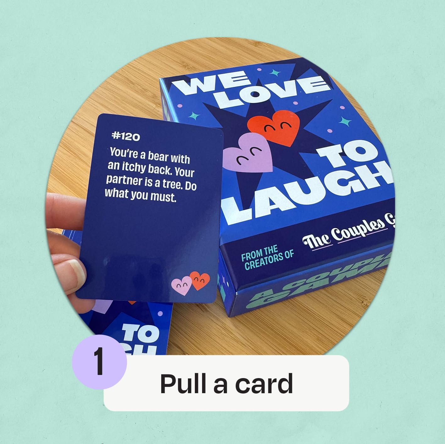 DSS Games We Love to Laugh [Couples Game for 2 Players | Hilarious Relationship Card Game for Date Night, Anniversaries, Game Night | Couples Gift