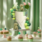 25 PCS Frog Cake Topper Frog Cake Decorations Ball Cake Topper for Frog Birthday Rainforest Party Decoration