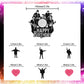 Rock Band Themed Happy Birthday Cake Toppers 7-Piece Set - 80s rock music themed party, birthday party, concert party decorations that both boys