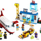 LEGO City Central Airport 60261 Building Toy, with Passenger Charter Plane, Airport Building, Fuel Tanker, Baggage Truck, Cargo and 6 Minifigures
