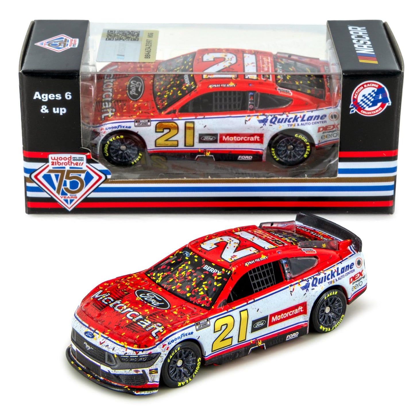 Josh Berry Las Vegas 1st NASCAR Cup Series Race Win 1:64 Standard 2025 Diecast Car