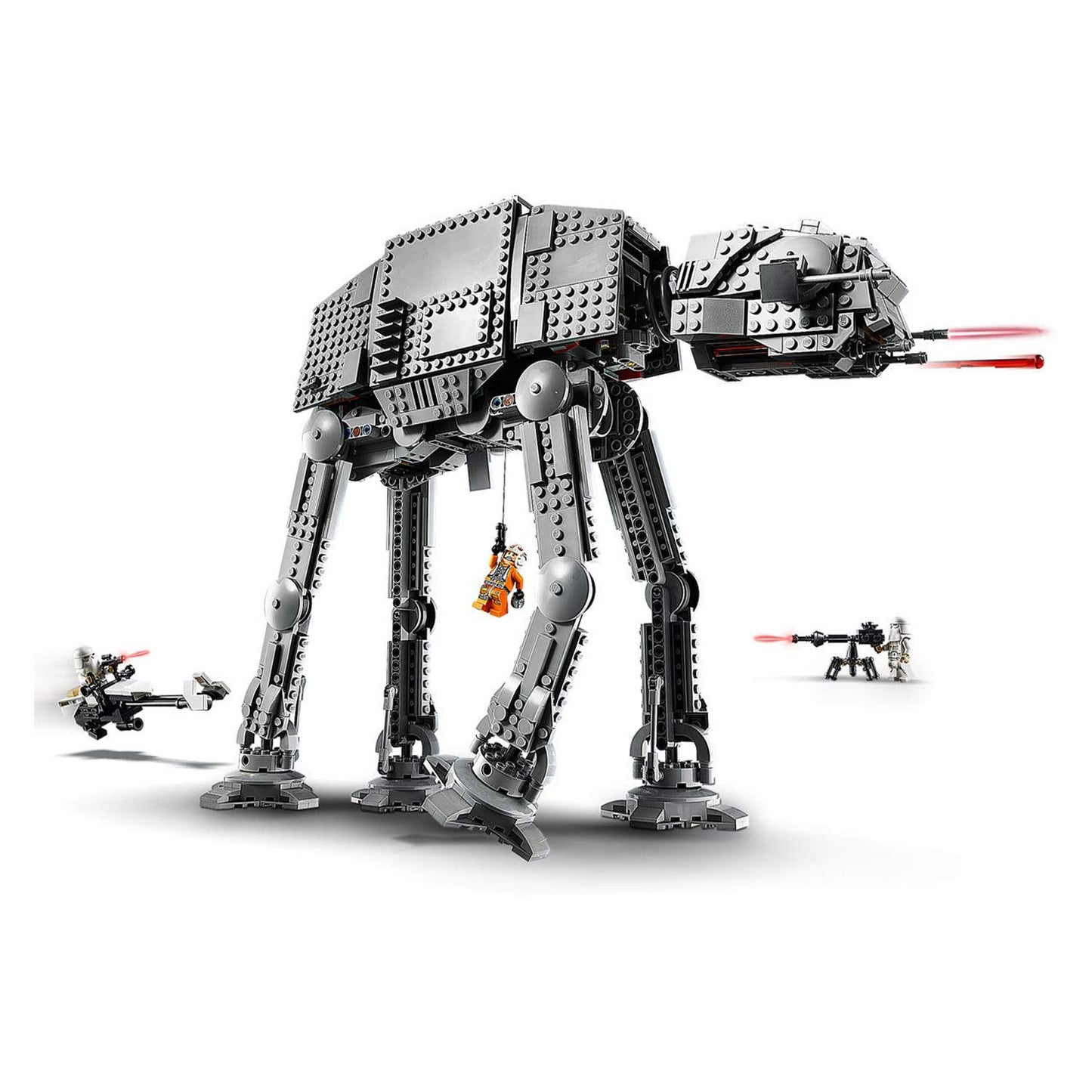 LEGO Star Wars at-at Walker 75288 Building Toy, 40th Anniversary Collectible Figure Set, Room Décor, Gift Idea for Kids, Boys & Girls with 6