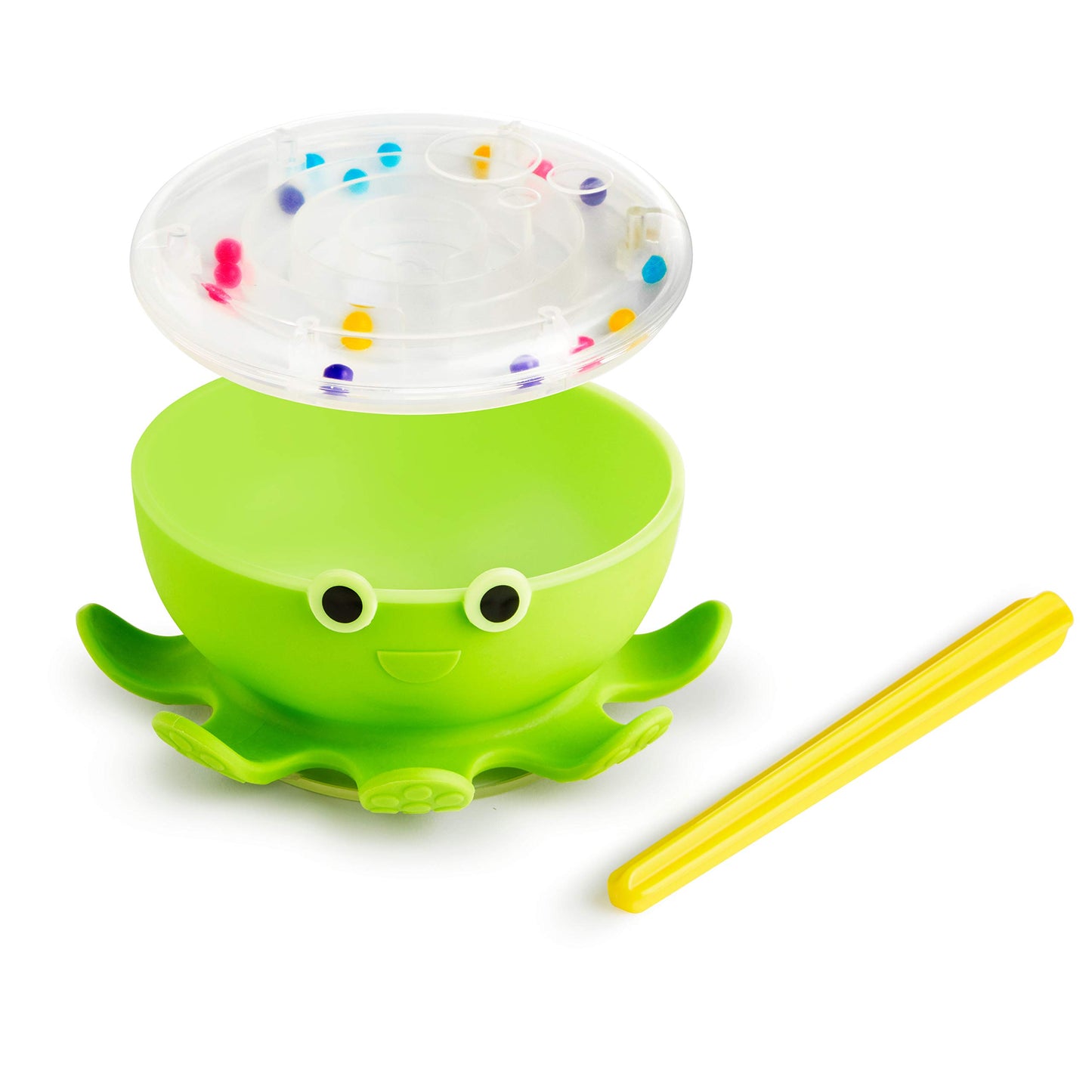 Munchkin® Octodrum™ 3-in-1 Musical Toddler Bath Toy (Drum, Tambourine and Maze), Green