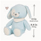 GUND Baby Sustainably Soft Bay 13” Puppy Plush Toy with Bandana; Ages 0+
