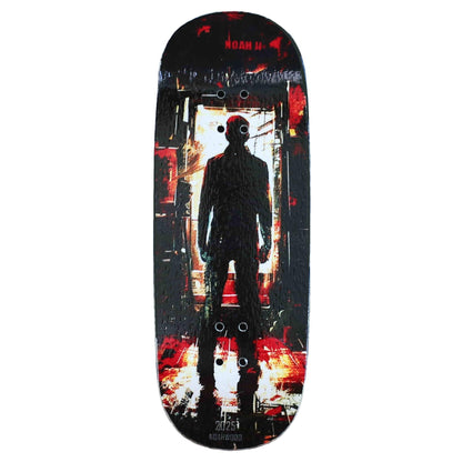 NOAHWOOD 15s PRO Fingerboard Deck (5-Layer Colour Maple Wooden Pro Concave 35 x 98mm Handmade Deck + 2 Grip Tape) Noah ii