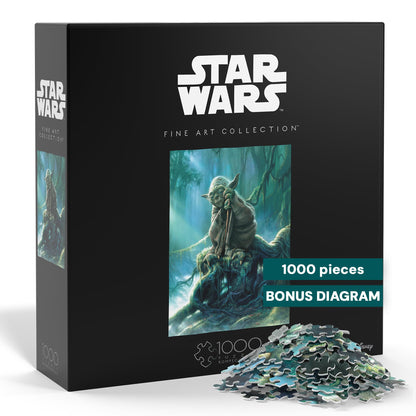 Buffalo Games - Star Wars™ Yoda - 1000 Piece Jigsaw Puzzle for Adults