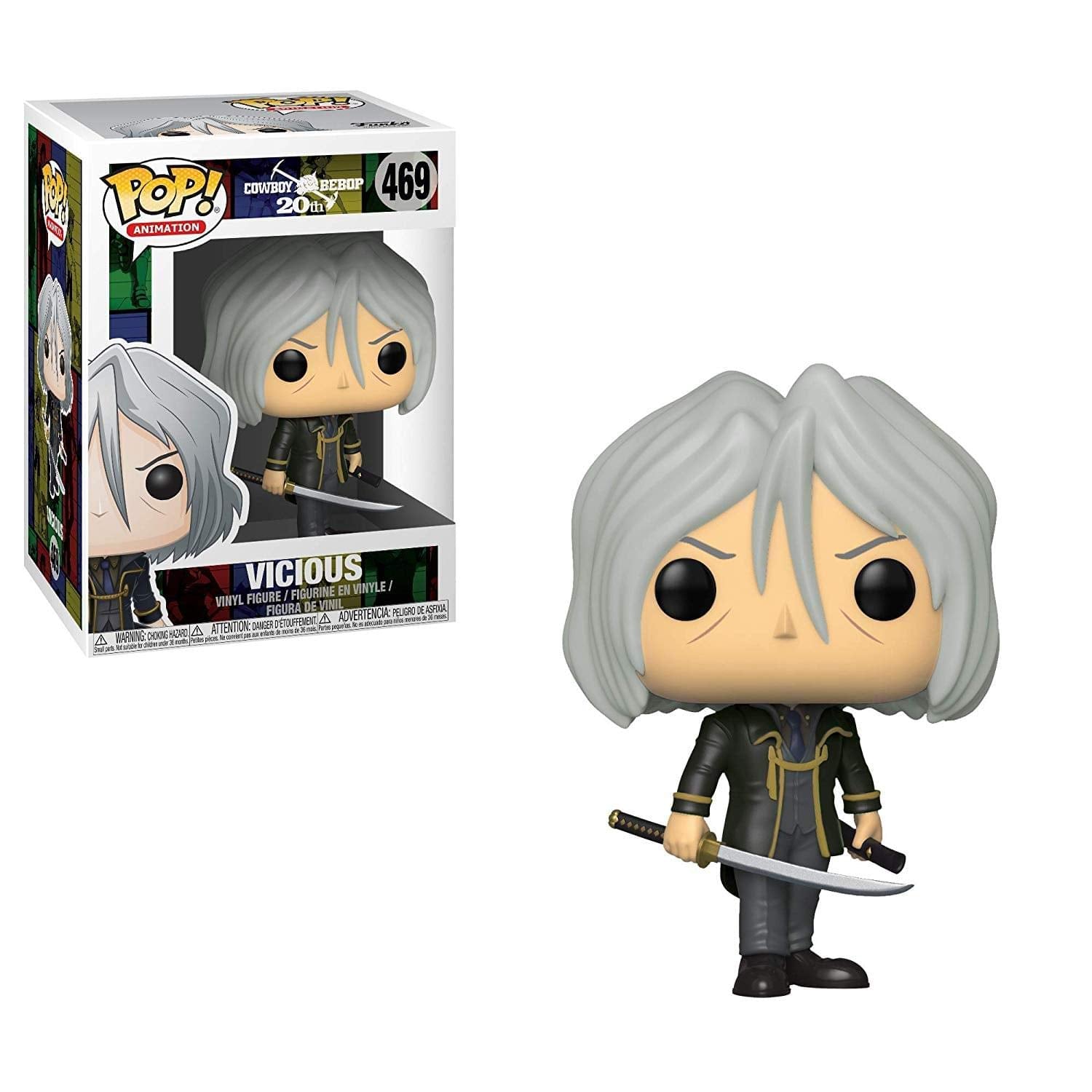 Funko Pop Animation: Cowboy Bebop - Vicious Collectible Figure, Multicolor