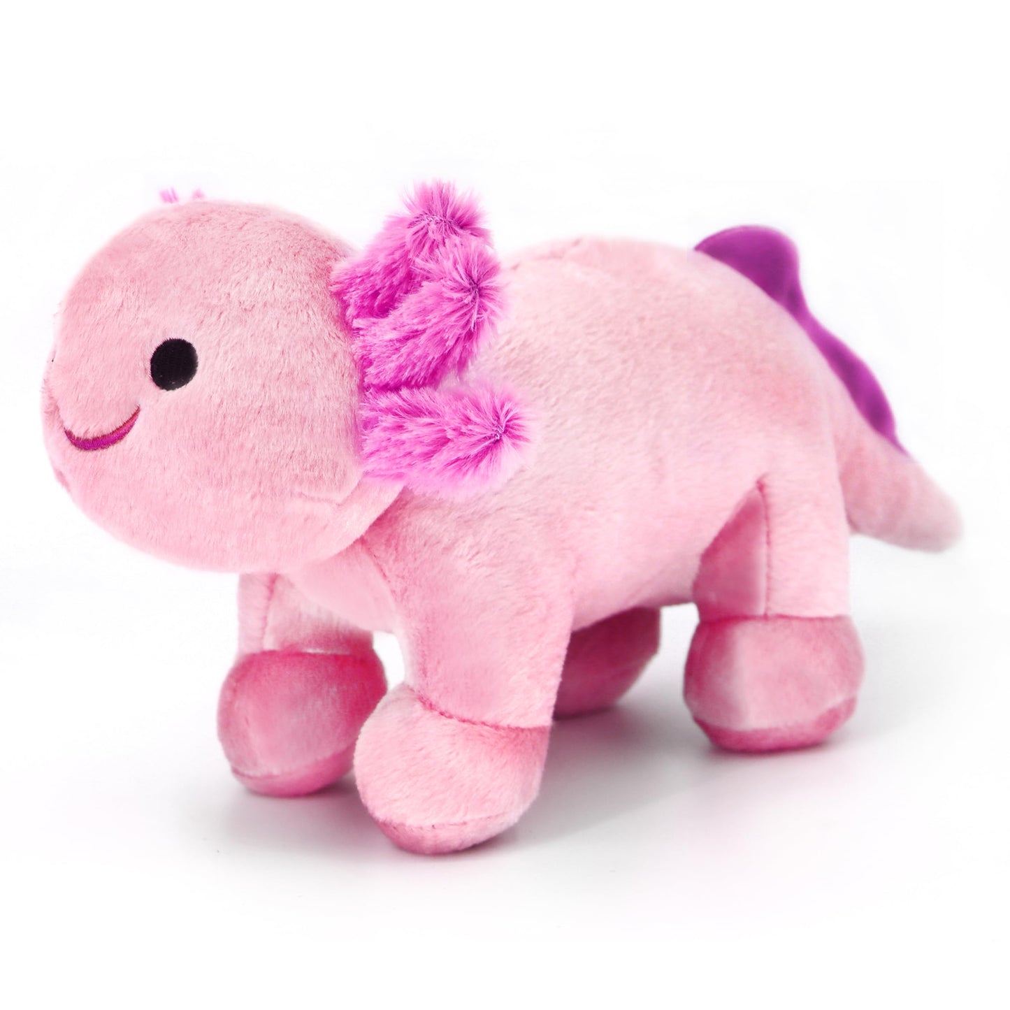 CNAANA Axolotl Plush Toy, Soft and Cute Axolotl Stuffed Animal Doll, Gift for Boys and Girls Birthday, Baby Shower, and Any Occasion(Pink)