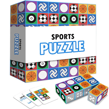 LARDEMOTO Sports Match Puzzle Game 2.0 Family Games for Children & Adults Block Board Games for Kids 3+ Fast Paced Balls Tabletop Game Gifts
