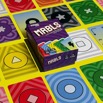 Smidgen Games MRBLS Cooperative Match 3 Card Game for 1 to 8 Players, Family Party Game, Accessible Color Matching Strategy, Ages 8+, 15+ Mins