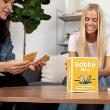 RABBIT HOLE Party Game + Expansion Set - The “What Will Your Friends Fall for?” Family Card Game - for Kids, Tweens, Teens, College Students, Adults