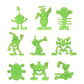 BMC Classic Sci-Fi Alien Jungle - 26pc Plastic Martian Figure Accessory Playset