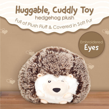 Squirrel Products Cuddle Mates Stuffed Animal Plush Toy - 6 Inch - Hedgehog
