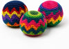 Burdvmd Trttvre 3 Pack Crochet Footbags Hacky Kick Sack Balls Random Colors