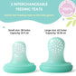 Vesta Baby Fresh + Frozen Food Feeder - 2 Sizes Soft Silicone Push Pop Fruit Nibbler for Safe Infant Self Feeding - Solid Foods Weaning & Teether Set