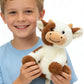 Sibupue Cow Stuffed Animals Soft Plush Cute Cow Doll for Boys Girls 11.8in (zuo NIU zongse 30cm)
