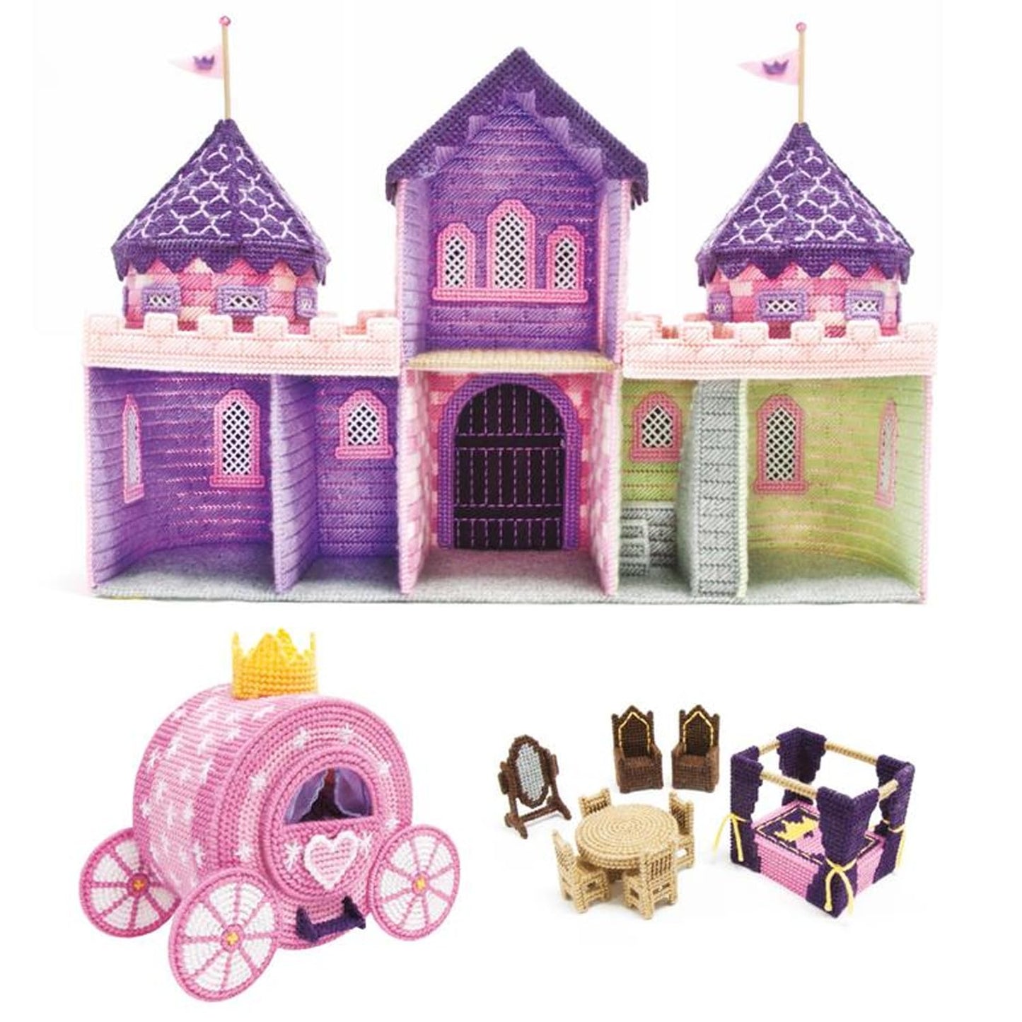 Leisure Arts Mary Maxim Fairy Tale Castle Book