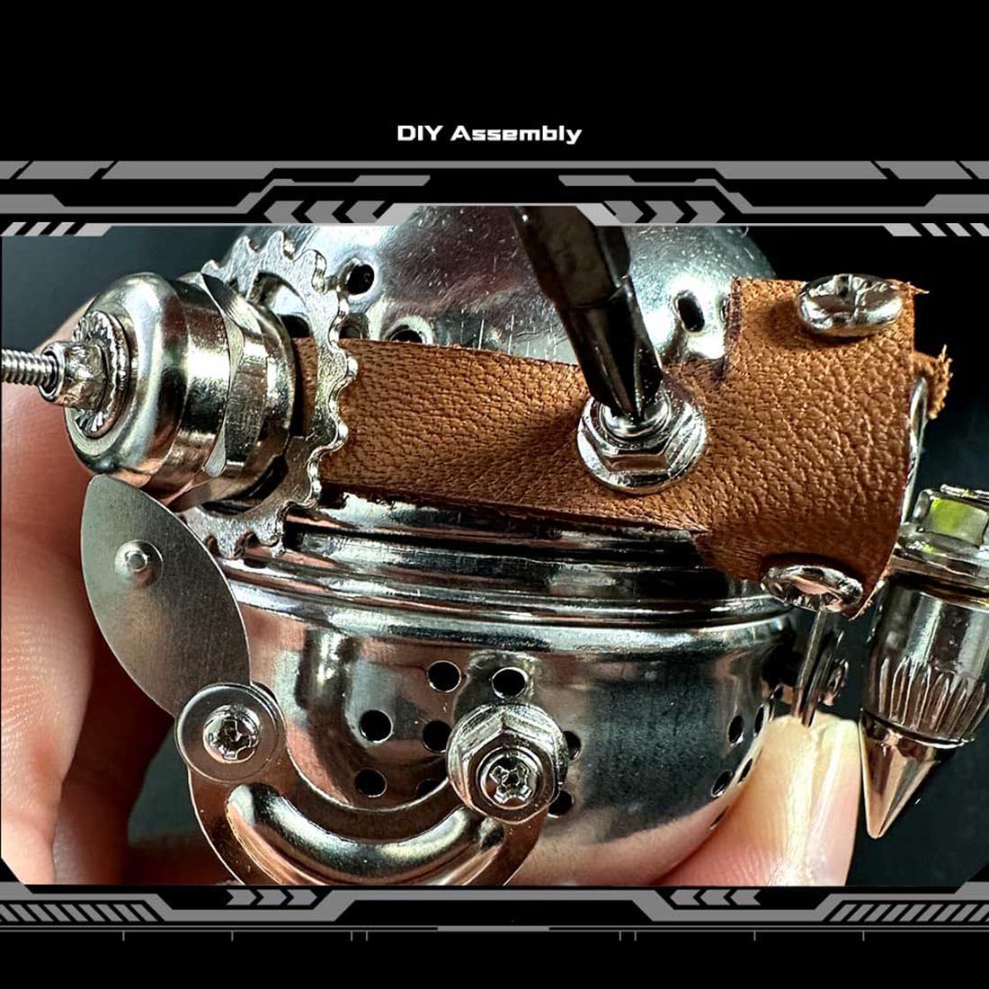 3D Metal Puzzle for Adults Mechanical Owl Egg 3D Model Kit, Steampunk Puzzle DIY Assembly, Fun and Creative for Birthday, Home Decoration,