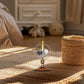 Yiluren Solar Crookes Radiometer Glass Windmill Handmade for Party Home Decoration Gift Orange S