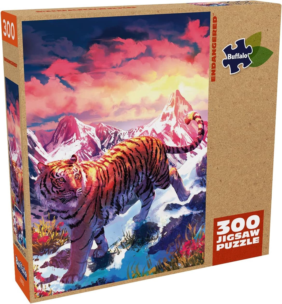 Buffalo Games - Louise Goalby - Endangered - Large Piece Jigsaw Puzzle for Adults 14 and up - Challenging Puzzle Perfect for Game Nights - Finished