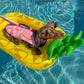 VICKEA Inflatable Pineapple Drink Holder, Pool Party Drink Float for Water Fun