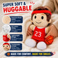 Olivia Martini Basketball Plush Toy for Kids, 10 Inch Soft Stuffed Basketball Player Doll, Cute Sports Plushie for Boys & Girls, Basketball Gift