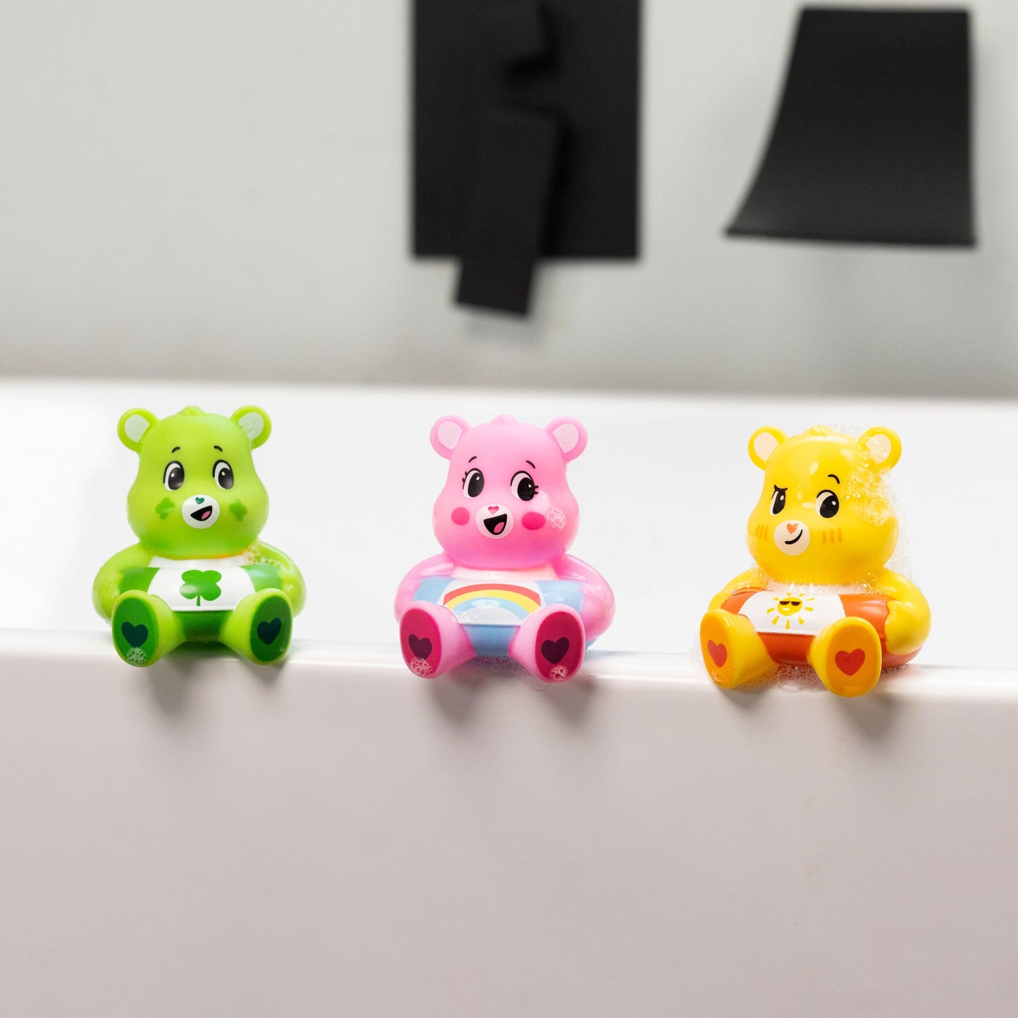 Care Bears Light Up Floats 3 Pack - Assorted Floating Water Toys for Babies & Toddlers - Bath Time, Sensory Bins, Water Tables & Year-Round Play, Ages