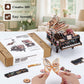 Rnfinewow 3D Puzzles for Adults, 3D Piano Puzzle Model Kit, Wooden Piano Puzzles for Adults Home Desk Decor DIY Crafts Wooden Music Box Puzzle Gifts