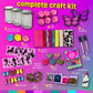 Light-up Unicorn Fairy & Mermaid Lanterns Craft Kit - Valentines Day Craft Kits for 8 9 10 11 12 Year Old Girls - Creative Art Girl Toys 8-10 Years