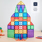CONNETIX Magnetic Tiles Rainbow Creative Pack, 102 Pieces